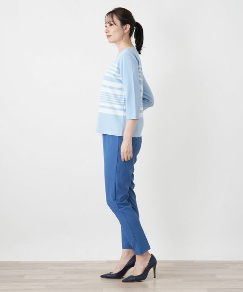 Leilian / レリアン ニット・セーター | ボーダークルーネックニット | 詳細16