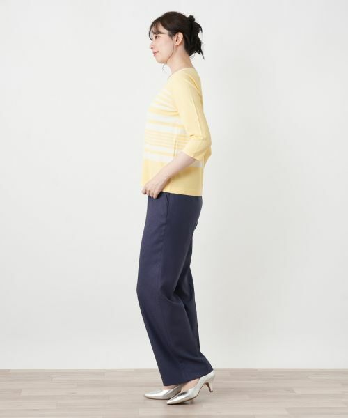 Leilian / レリアン ニット・セーター | ボーダークルーネックニット | 詳細2