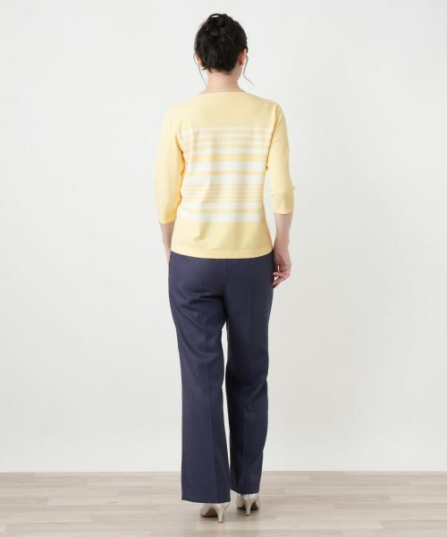 Leilian / レリアン ニット・セーター | ボーダークルーネックニット | 詳細3