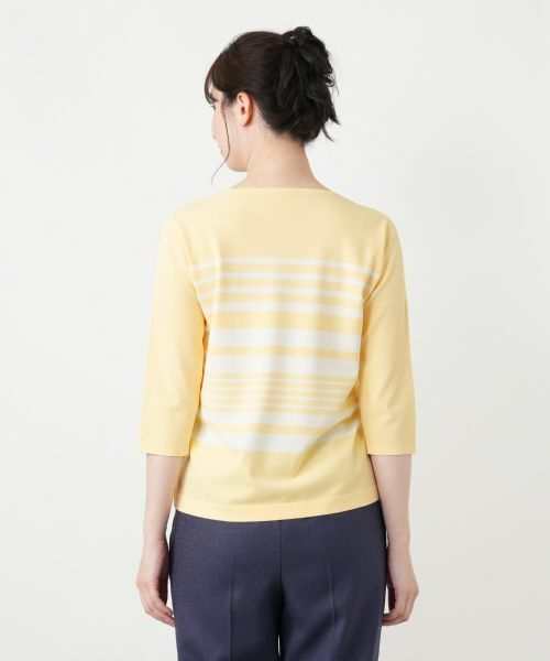 Leilian / レリアン ニット・セーター | ボーダークルーネックニット | 詳細6