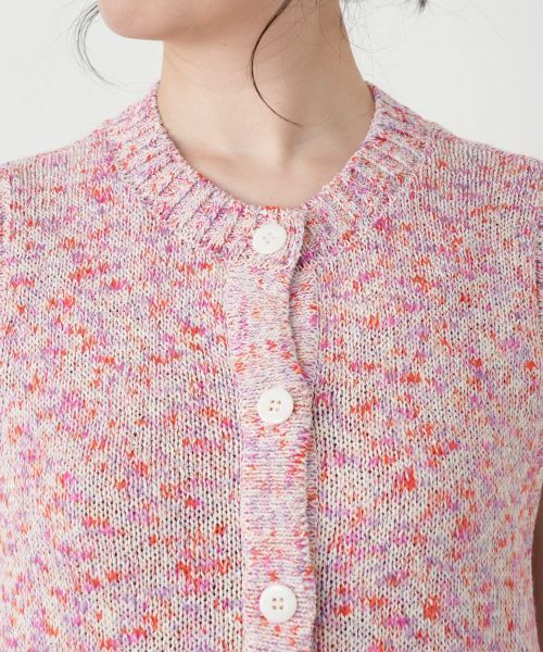 Leilian / レリアン テーラードジャケット | メランジニットベスト | 詳細20