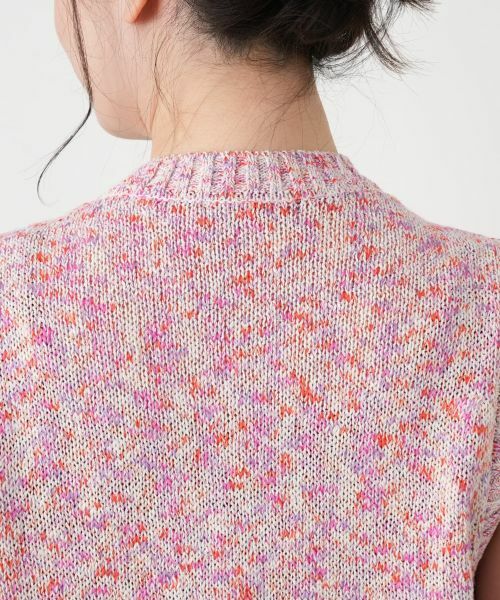 Leilian / レリアン テーラードジャケット | メランジニットベスト | 詳細21