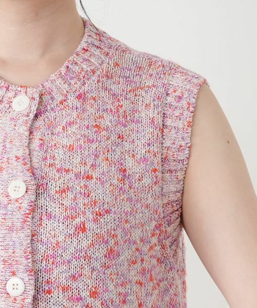 Leilian / レリアン テーラードジャケット | メランジニットベスト | 詳細22