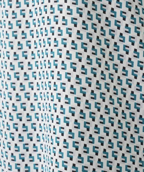 Leilian / レリアン シャツ・ブラウス | 幾何学柄ギャザーブラウス | 詳細17