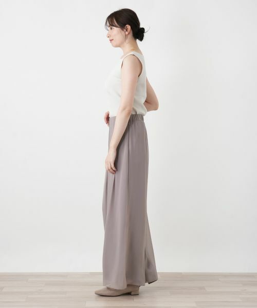 Leilian / レリアン カットソー | スクエアネックタンクトップ【Leilian WHITE LABEL】 | 詳細8