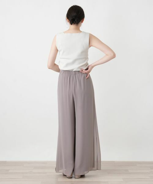 Leilian / レリアン カットソー | スクエアネックタンクトップ【Leilian WHITE LABEL】 | 詳細9