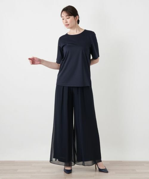 Leilian / レリアン Tシャツ | クルーネックカットソー | 詳細1