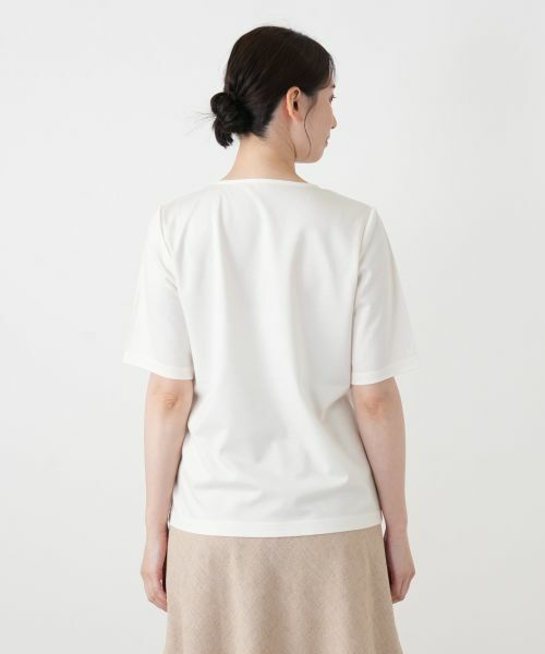 Leilian / レリアン Tシャツ | 洗えるクルーネックカットソー【機能素材_UVケア・接触冷感】 | 詳細18