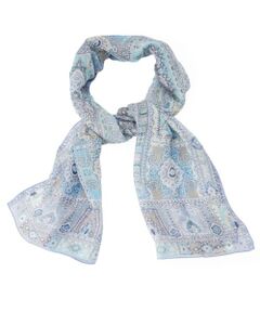 Leilian / レリアン マフラー・ショール・スヌード・ストール | シアーペイズリー柄ストール【BINDA】