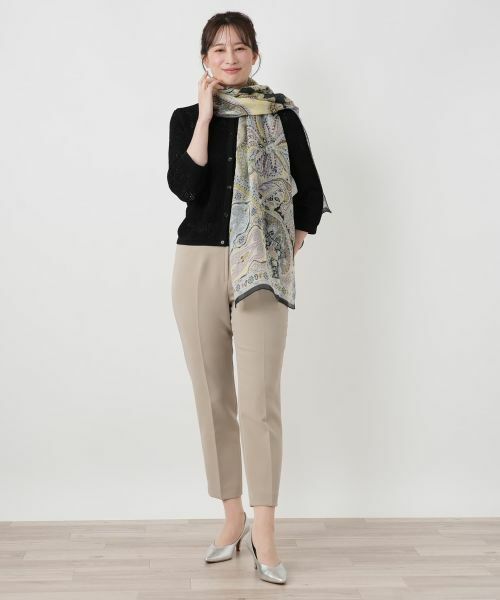 Leilian / レリアン マフラー・ショール・スヌード・ストール | ペイズリー柄大判ストール 【BINDA】 | 詳細6