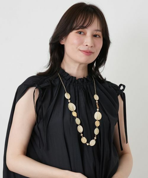 Leilian / レリアン ネックレス・ペンダント・チョーカー | オーバルパーツロングネックレス | 詳細4