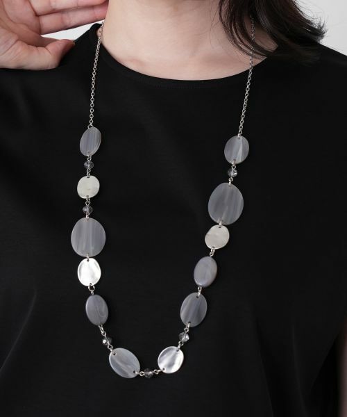 Leilian / レリアン ネックレス・ペンダント・チョーカー | オーバルパーツロングネックレス | 詳細5