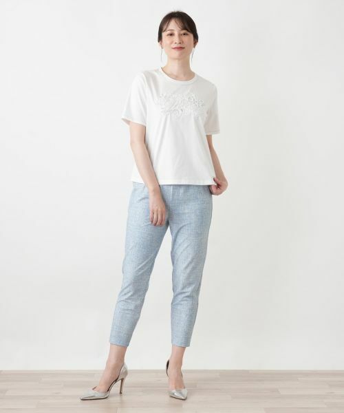 Leilian / レリアン レギンス・スパッツ | ストレッチクロップドパンツ | 詳細4