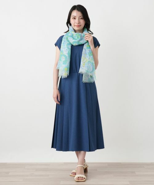 Leilian / レリアン マフラー・ショール・スヌード・ストール | ペイズリー柄ストール | 詳細3