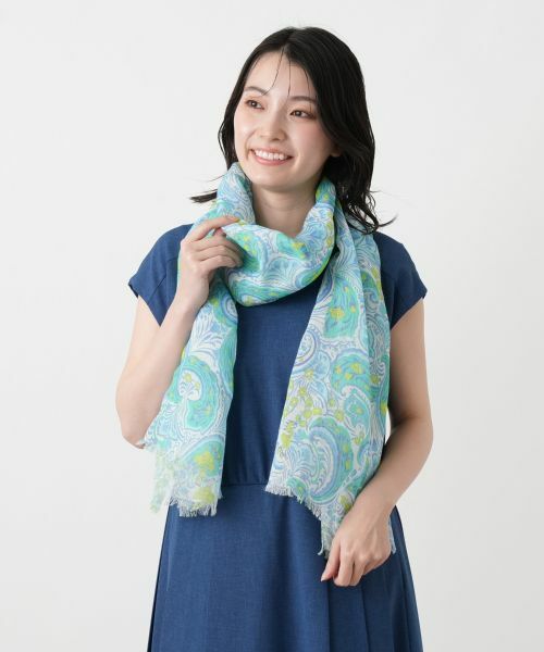 Leilian / レリアン マフラー・ショール・スヌード・ストール | ペイズリー柄ストール | 詳細4