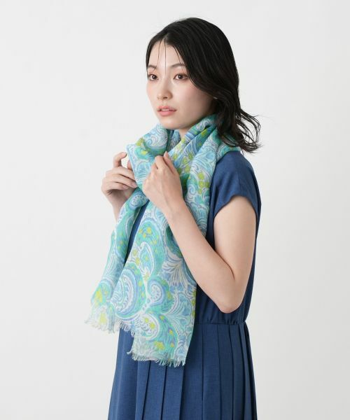 Leilian / レリアン マフラー・ショール・スヌード・ストール | ペイズリー柄ストール | 詳細5