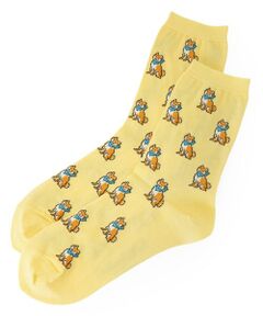 Leilian / レリアン ソックス | キツネ柄クルーソックス