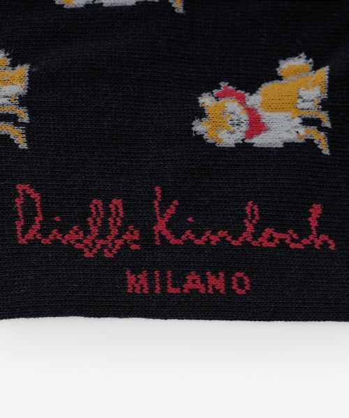 Leilian / レリアン ソックス | キツネ柄クルーソックス | 詳細2