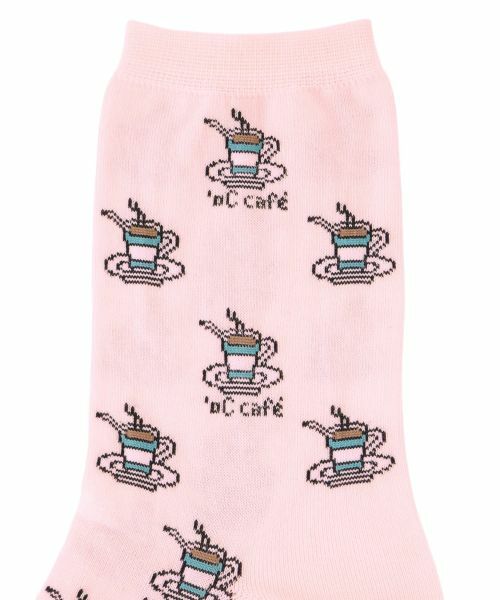 Leilian / レリアン ソックス | カップ柄クルーソックス | 詳細1