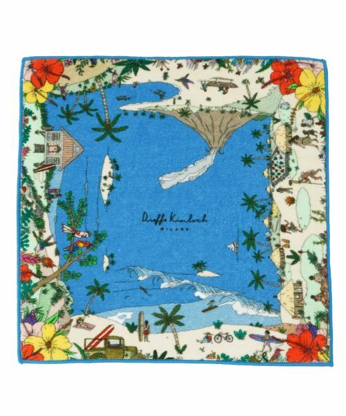 Leilian / レリアン ハンカチ | ハンドタオル（コバルトブルー）