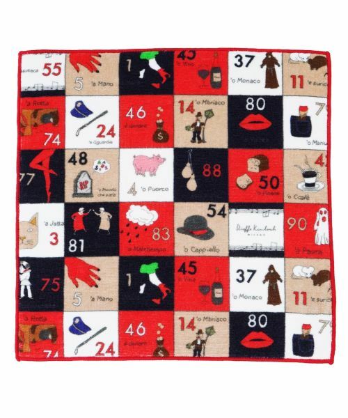 Leilian / レリアン ハンカチ | ハンドタオル（レッド系）