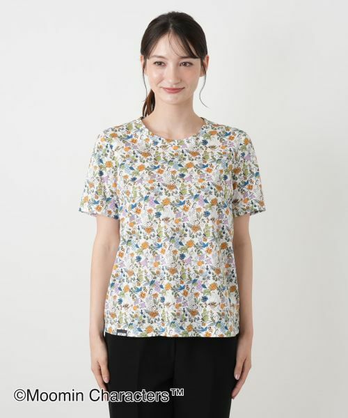 Leilian / レリアン カットソー | ムーミン柄クルーネックTシャツ | 詳細7