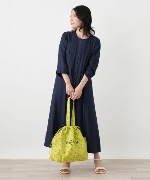 Leilian / レリアン トートバッグ | プリント巾着トートバッグ | 詳細10