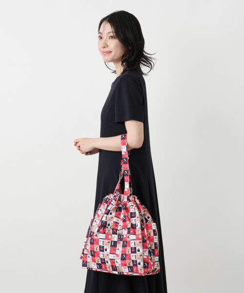 Leilian / レリアン トートバッグ | プリント巾着トートバッグ | 詳細13