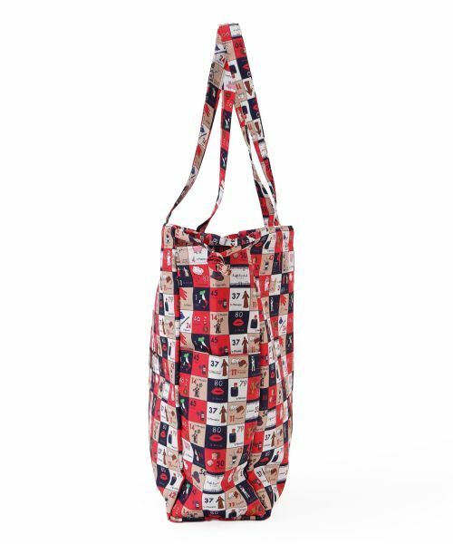 Leilian / レリアン トートバッグ | プリント巾着トートバッグ | 詳細4