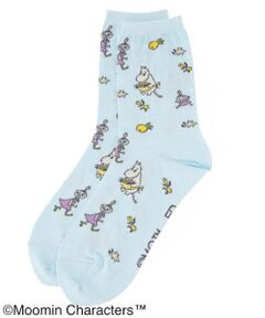 Leilian / レリアン ソックス | ムーミン柄クルーソックス