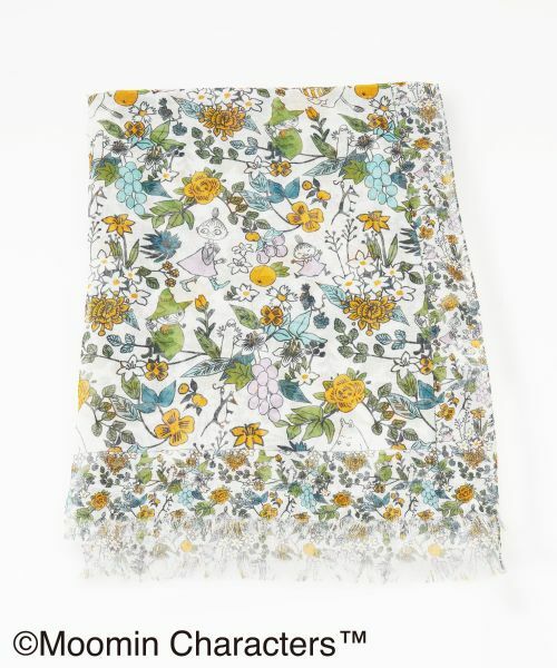 Leilian / レリアン マフラー・ショール・スヌード・ストール | ムーミン柄ストール | 詳細1