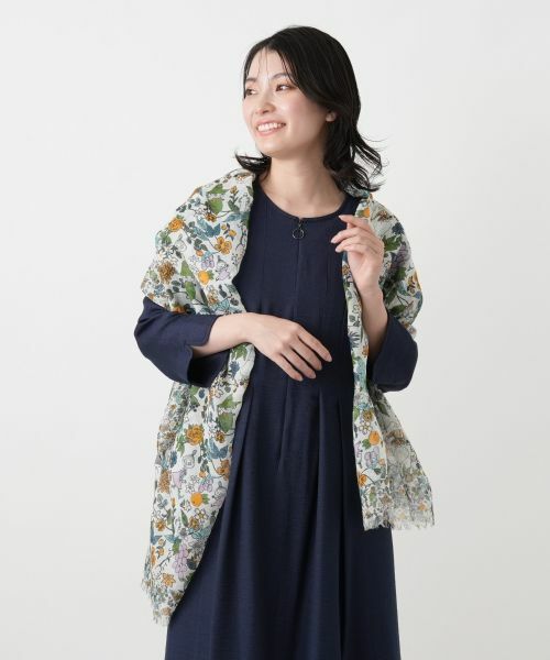 Leilian / レリアン マフラー・ショール・スヌード・ストール | ムーミン柄ストール | 詳細6