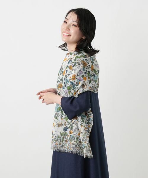 Leilian / レリアン マフラー・ショール・スヌード・ストール | ムーミン柄ストール | 詳細7