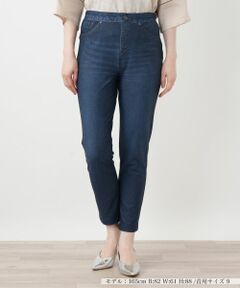 Leilian / レリアン その他パンツ | デニム風クロップドパンツ