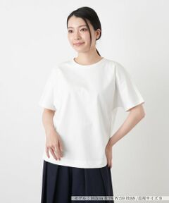 Leilian / レリアン Tシャツ | シーム切替クルーネックカットソー