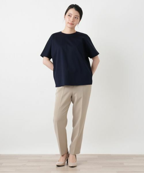Leilian / レリアン Tシャツ | シーム切替クルーネックカットソー | 詳細1