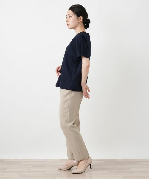 Leilian / レリアン Tシャツ | シーム切替クルーネックカットソー | 詳細2