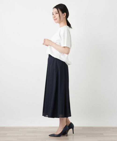Leilian / レリアン Tシャツ | シーム切替クルーネックカットソー | 詳細5