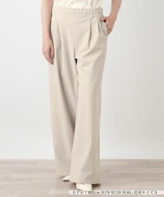 Leilian / レリアン その他パンツ | ストレッチワイドパンツ