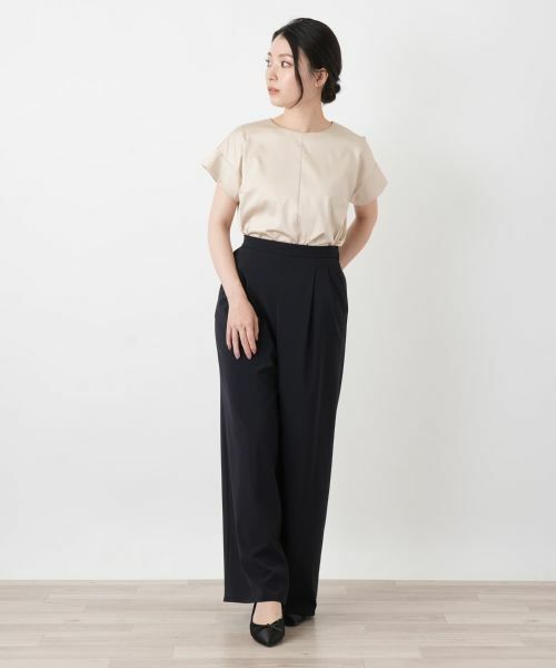 Leilian / レリアン その他パンツ | ストレッチワイドパンツ | 詳細5