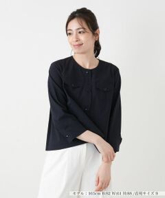 Leilian / レリアン その他アウター | バックプリーツノーカラージャケット