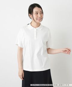 Leilian / レリアン ポロシャツ | 異素材切替ポロシャツ