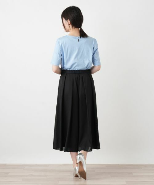Leilian / レリアン Tシャツ | 【接触冷感】レース刺繍カットソー | 詳細3