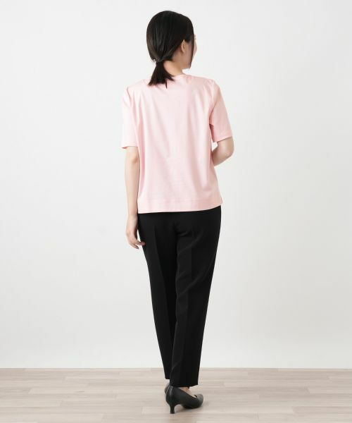 Leilian / レリアン Tシャツ | 【接触冷感】レース刺繍カットソー | 詳細9