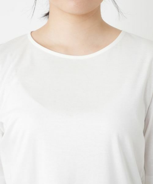 Leilian / レリアン Tシャツ | 刺繍クルーネックカットソー【Leilian WHITE LABEL】 | 詳細10