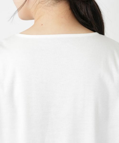 Leilian / レリアン Tシャツ | 刺繍クルーネックカットソー【Leilian WHITE LABEL】 | 詳細11