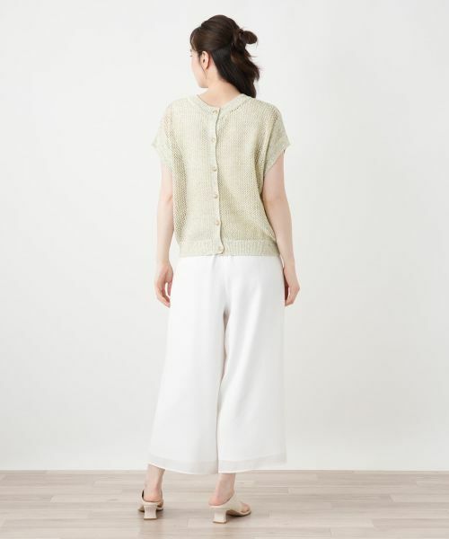 Leilian / レリアン テーラードジャケット | 2WAYニットベスト【Leilian WHITE LABEL】 | 詳細6