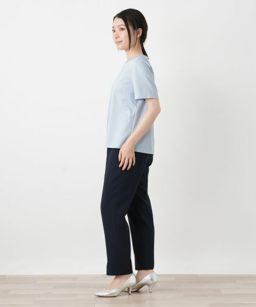 Leilian / レリアン カットソー | 刺繍クルーネックカットソー【Leilian WHITE LABEL】 | 詳細11