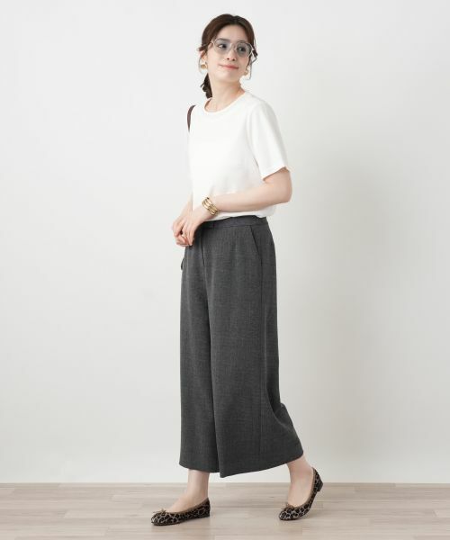 Leilian / レリアン カットソー | 刺繍クルーネックカットソー【Leilian WHITE LABEL】 | 詳細24