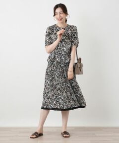 Leilian / レリアン ロング・マキシ丈スカート | 【接触冷感】リバーシブルプリーツスカート【Leilian WHITE LABEL】